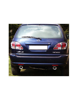 Lexus RX 300 – XU1 Silenziatore posteriore con uscite destra e sinistra (duplex) – 115x85 (Cod. 