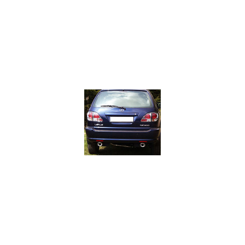 Lexus RX 300 – XU1 Silenziatore posteriore con uscite destra e sinistra (duplex) – 115x85 (Cod. 