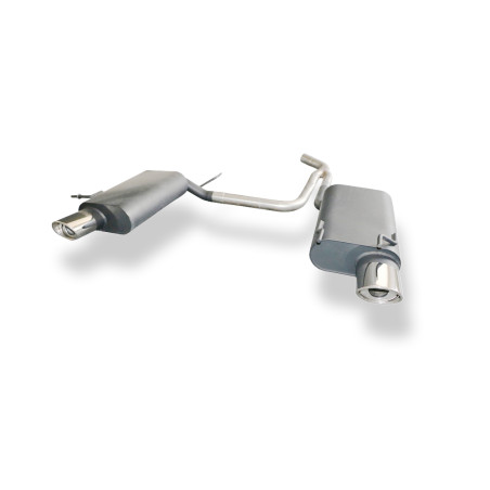 Lexus RX 300 – XU1 Silenziatore posteriore con uscite destra e sinistra (duplex) – 115x85 (Cod. 