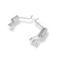 Mercedes CLS Tipo C219 Silenziatore posteriore destra e sinistra – 2x115x85 (Cod. F-MB160004-348)