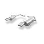 Maserati Quattroporte IV Silenziatore posteriore destra e sinistra – 150x70 (Cod. F-MS061051-595)