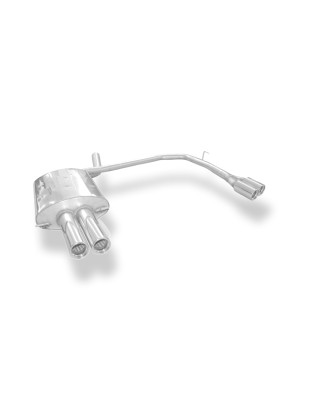 BMW E60/61 520d 525d 530d Silenziatore posteriore con uscite destra e sinistra (duplex) (Cod. F-BM03