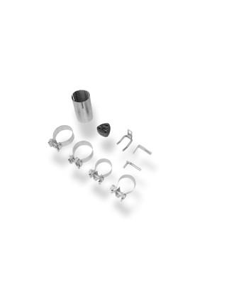 BMW E60/61 520d 525d 530d Silenziatore posteriore con uscite destra e sinistra (duplex) (Cod. F-BM03