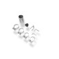 BMW E60/61 520d 525d 530d Silenziatore posteriore con uscite destra e sinistra (duplex) (Cod. F-BM03