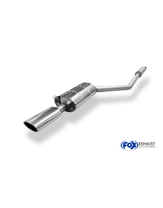 Porsche 944 Half system consisting of rear e silenziatore anteriore (Cod. F-PO050001-751-HA)