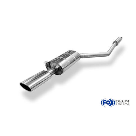 Porsche 944 Half system consisting of rear e silenziatore anteriore (Cod. F-PO050001-751-HA)
