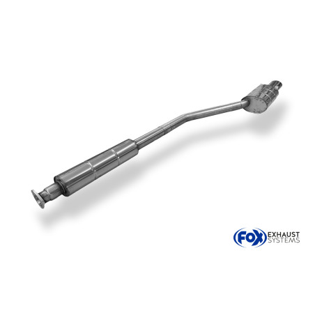Porsche 944 Half system consisting of rear e silenziatore anteriore (Cod. F-PO050001-751-HA)