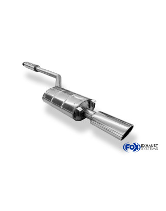 Porsche 944 Half system consisting of rear e silenziatore anteriore (Cod. F-PO050001-751-HA)