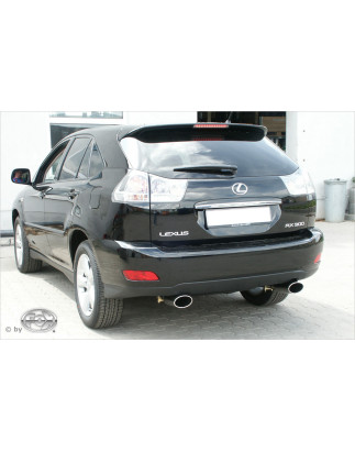 Lexus RX 300/ 350 XU3 Silenziatore posteriore con uscite destra e sinistra (duplex) – 135x8 (Cod. 