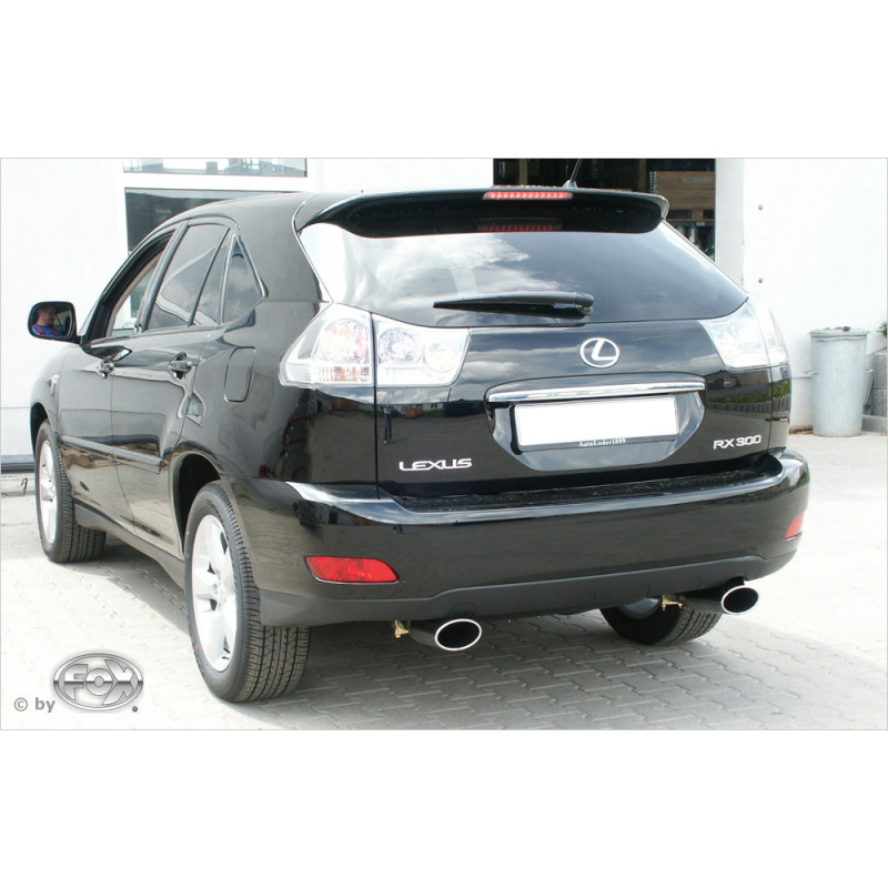 Lexus RX 300/ 350 XU3 Silenziatore posteriore con uscite destra e sinistra (duplex) – 135x8 (Cod. 