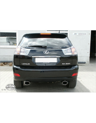 Lexus RX 300/ 350 XU3 Silenziatore posteriore con uscite destra e sinistra (duplex) – 135x8 (Cod. 