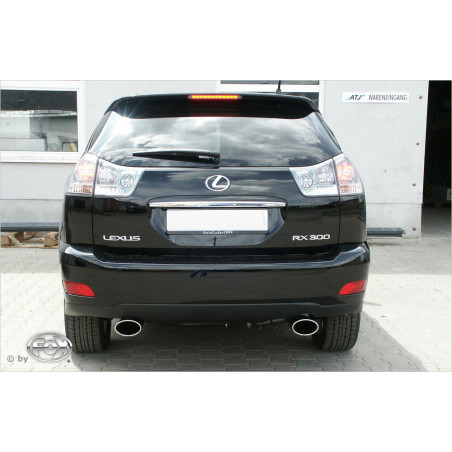 Lexus RX 300/ 350 XU3 Silenziatore posteriore con uscite destra e sinistra (duplex) – 135x8 (Cod. 
