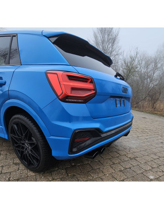 Audi Q2 Silenziatore posteriore con uscite destra e sinistra (duplex)x115x85 Tipo 32 r (Cod. F-AU170
