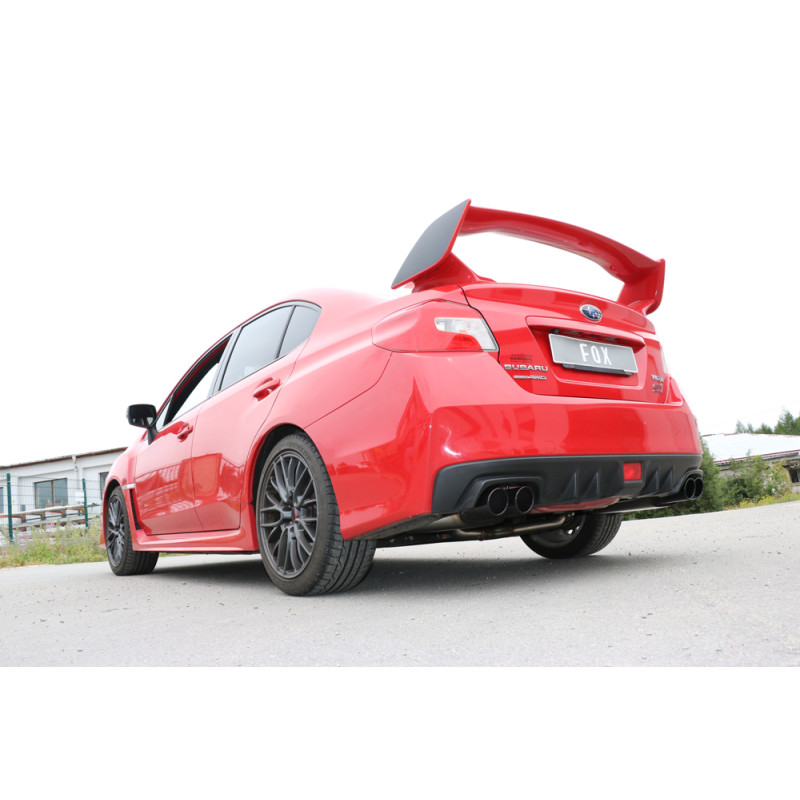 Subaru WRX – V1 – notchback Silenziatore posteriore destra e sinistra – 2x90 (Cod. F-SU044014-