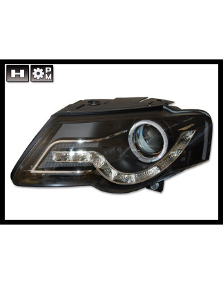 Fari Day Light Volkswagen Passat '05, Black (Cod. E-FAW103)