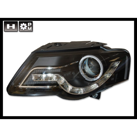 Fari Day Light Volkswagen Passat '05, Black (Cod. E-FAW103)