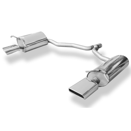 Mercedes E-Klasse coupé C207 – 4 cilindri Silenziatore posteriore con uscita destra (Cod. F-MB043