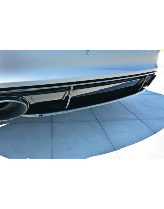 Splitter posteriore Audi RS7 C7 (Cod. M-AU-RS7-1F-RD1G)
