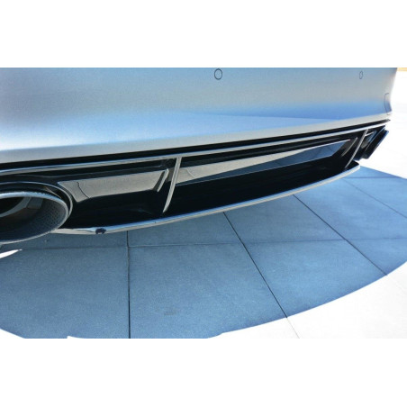 Splitter posteriore Audi RS7 C7 (Cod. M-AU-RS7-1F-RD1G)