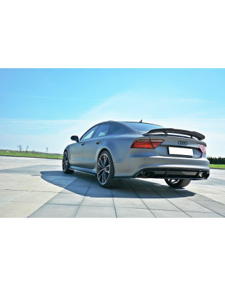 Splitter posteriore Audi RS7 C7 (Cod. M-AU-RS7-1F-RD1G)