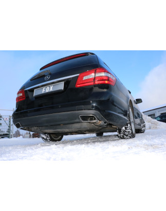 Mercedes E-Class 212 con AMG package Silenziatore posteriore destra e sinistral (Cod. F-MB043204-TLP