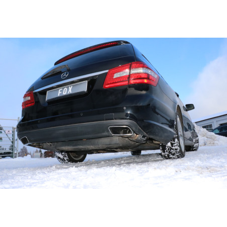 Mercedes E-Class 212 con AMG package Silenziatore posteriore destra e sinistral (Cod. F-MB043204-TLP
