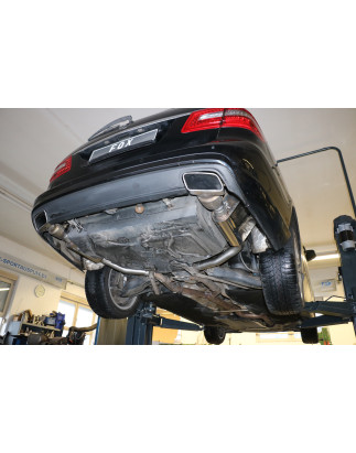 Mercedes E-Class 212 con AMG package Silenziatore posteriore destra e sinistral (Cod. F-MB043204-TLP