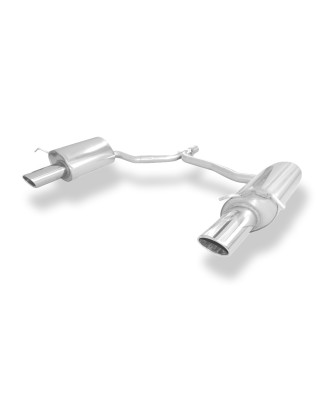 Mercedes E-Class coupé C207 – 4 cilindri Silenziatore posteriore con uscita destra (Cod. F-MB0431