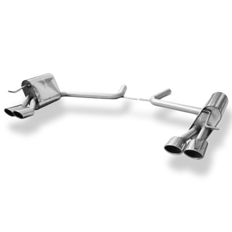 Mercedes E-Klasse S211 Kombi Silenziatore posteriore destra e sinistra – 2x1 (Cod. F-MB042014-346)
