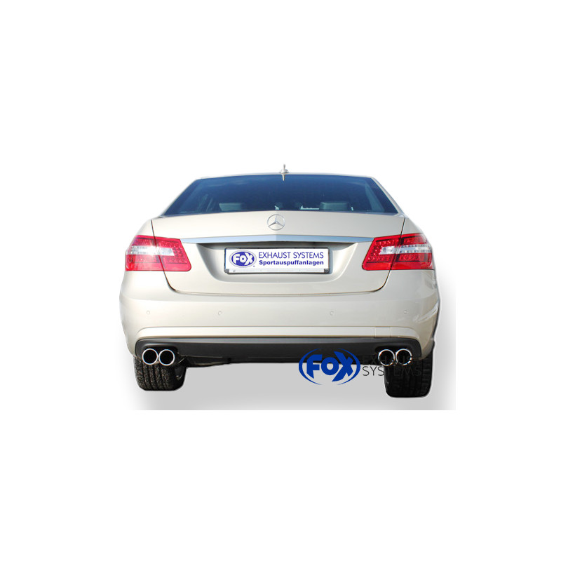 Mercedes E-Class 212 Silenziatore posteriore destra e sinistra – 2x80 Tipo 1 (Cod. F-MB043004-070)