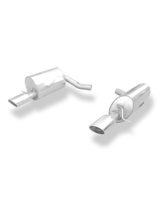Jaguar S-Tipo R Silenziatore posteriore destra e sinistra Ø63,5mm – 115x85 t (Cod. F-JA030003-347