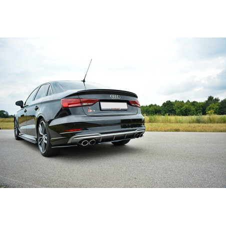 Splitter posteriore Audi S3 8V FL  / Sportback / berlina (Cod. M-AU-S3-3F-S-RD1G)