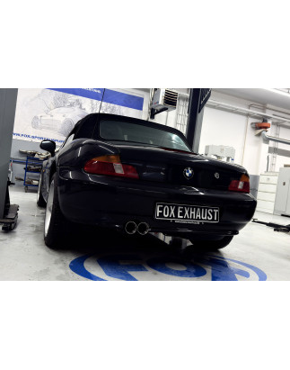 BMW Z3 Roadster & Coupé – E36 End- e Silenziatore anteriore – 2x80 Tipo 24 (Cod. F-BM070032-270