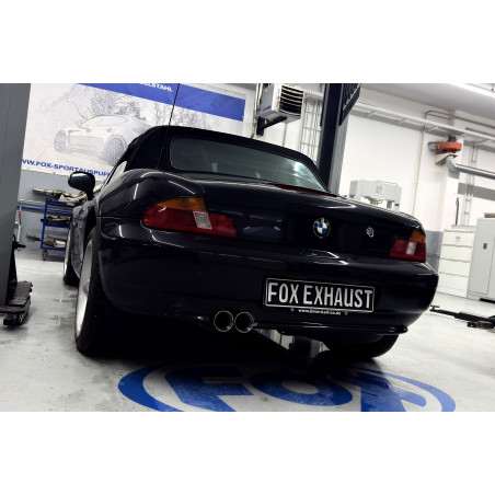 BMW Z3 Roadster & Coupé – E36 End- e Silenziatore anteriore – 2x80 Tipo 24 (Cod. F-BM070032-270