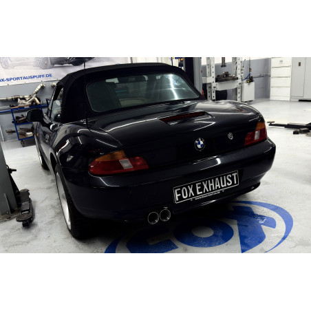 BMW Z3 Roadster & Coupé – E36 End- e Silenziatore anteriore – 2x80 Tipo 24 (Cod. F-BM070032-270