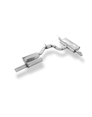 Skoda Karoq 4x4 Silenziatore posteriore con uscite destra e sinistra con front si (Cod. F-SK130005-T