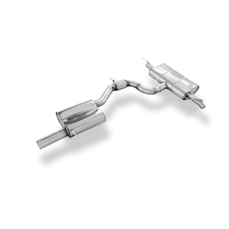Skoda Karoq 4x4 Silenziatore posteriore con uscite destra e sinistra con front si (Cod. F-SK130005-T