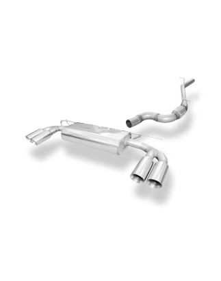 Audi A3 – 8V berlina Silenziatore posteriore con uscite destra e sinistra an pip (Cod. F-AU052185-