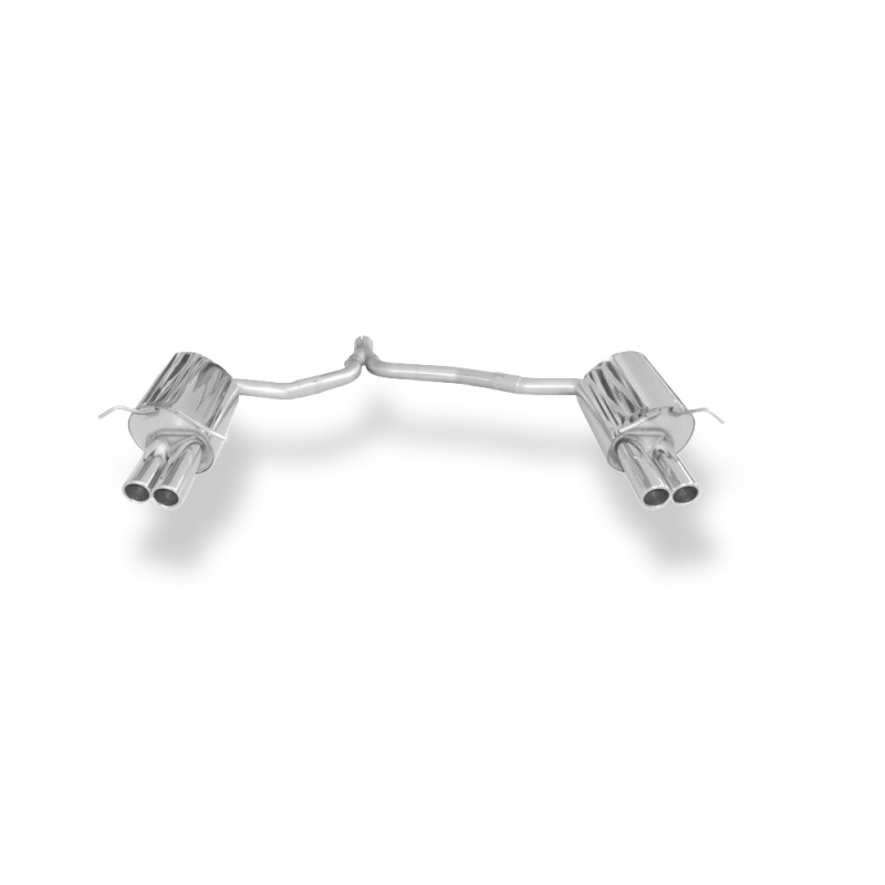 Mercedes E-Class coupé C207 – 4 cilindri Silenziatore posteriore con uscita destra (Cod. F-MB0431