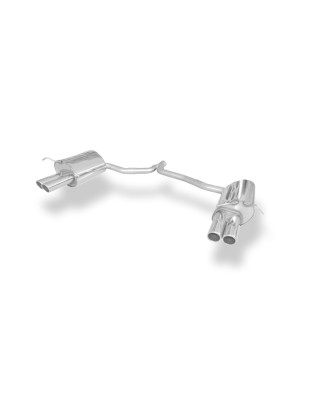 Mercedes E-Class coupé C207 – 4 cilindri Silenziatore posteriore con uscita destra (Cod. F-MB0431
