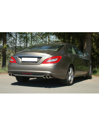 Mercedes CLS W218 Silenziatore posteriore destra e sinistra 63,5mm – 2x90 ty (Cod. F-MB161014-292)