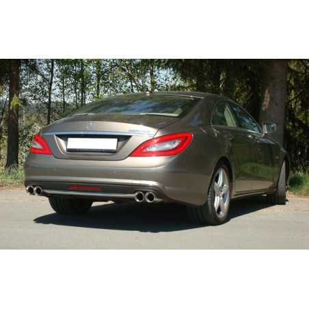 Mercedes CLS W218 Silenziatore posteriore destra e sinistra 63,5mm – 2x90 ty (Cod. F-MB161014-292)