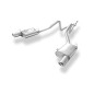Ford Mustang coupé Silenziatore posteriore destra e sinistra – 1x90 Tipo 17 (Cod. F-FO140043-151)