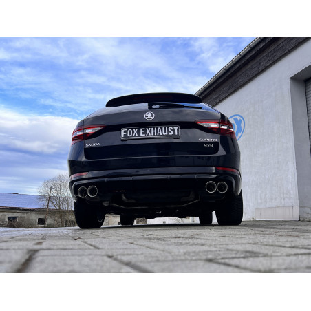 Skoda Superb III 3V 4x4 Silenziatore posteriore destra e sinistra – 2x90 tipo (Cod. F-SK072014-292
