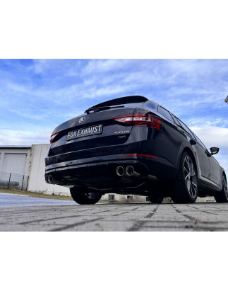 Skoda Superb III 3V 4x4 Silenziatore posteriore destra e sinistra – 2x90 tipo (Cod. F-SK072014-292