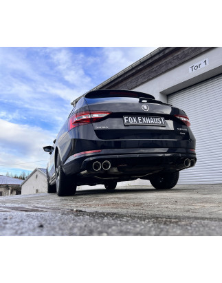 Skoda Superb III 3V 4x4 Silenziatore posteriore destra e sinistra – 2x90 tipo (Cod. F-SK072014-292