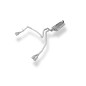Jeep Commaltro Tipo XK Silenziatore posteriore uscita destra/sinistra – 2x80 Tipo 13 destra/sinist