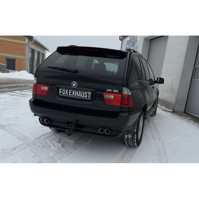 BMW X5 E53 Silenziatore posteriore destra e sinistra – 2x80 Tipo 25 destra e sinistra (Cod. F-BM11