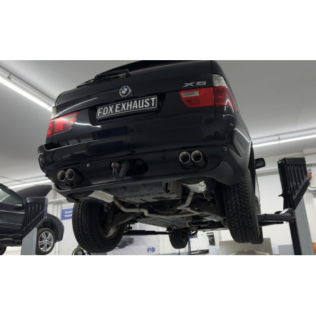 BMW X5 E53 Silenziatore posteriore destra e sinistra – 2x80 Tipo 25 destra e sinistra (Cod. F-BM11