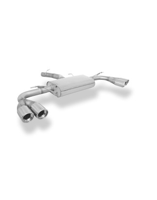 BMW X3 F25 – 35i/ 35d Silenziatore posteriore – 2x90 Tipo 17 destra e sinistra (Cod. F-BM101025-